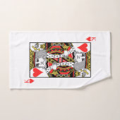 Hearts Bad Handdoek (Handdoek)