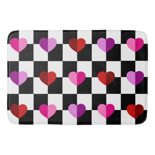 Hearts Bath Mat (Voorkant)