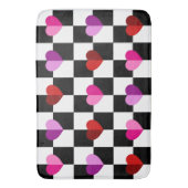 Hearts Bath Mat (Voorkant Verticaal)
