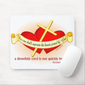 Hearts bij God Christelijk geschenk Muismat (Met muis)