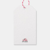 Hearts Bloom Anew - Inspirerend Bloemen Quote Cadeaulabel (Achterkant)