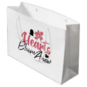 Hearts Bloom Anew - Inspirerend Bloemen Quote Groot Cadeauzakje (Achterkant Gekanteld)