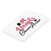 Hearts Bloom Anew - Inspirerend Bloemen Quote Magneet (Linkerzijde)