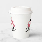 Hearts Bloom Anew - Inspirerend Bloemen Quote Papieren Bekers (Links)