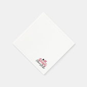 Hearts Bloom Anew - Inspirerend Bloemen Quote Servet (Hoek)