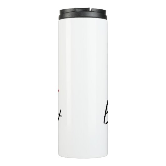 Hearts Bloom Anew - Inspirerend Bloemen Quote Thermosbeker (Achterkant)