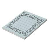 Hearts Border Notitieblok (Linkerzijde)