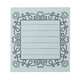 Hearts Border Notitieblok