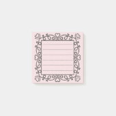 Hearts Border  Post-it® Notes (Voorkant)