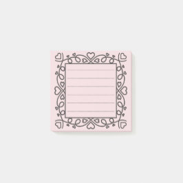 Hearts Border Post-it® Notes