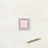 Hearts Border  Post-it® Notes (Op bureau)