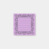 Hearts Border  Post-it® Notes (Voorkant)