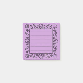 Hearts Border Post-it® Notes