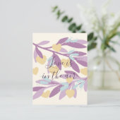 Hearts Branches Valentijnsdag Flowers Love Briefkaart (Staand voorkant)