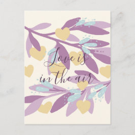 Hearts Branches Valentijnsdag Flowers Love Briefkaart