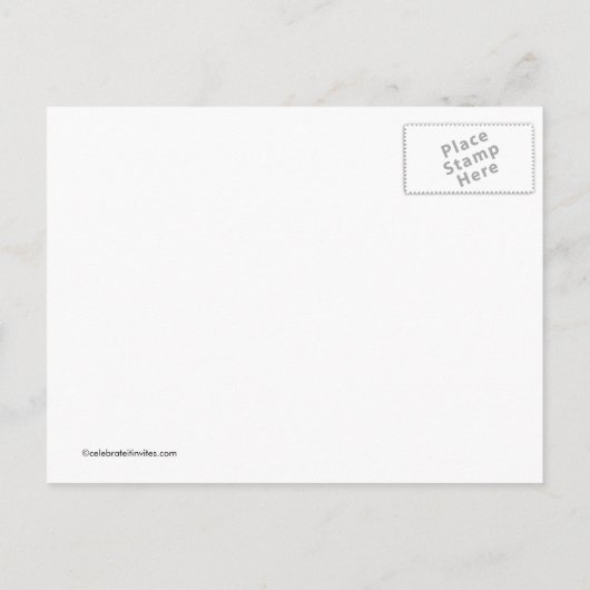 Hearts Bride & Groom Save the Date Uitnodiging (Achterkant)