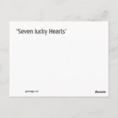 Hearts, Briefkaart (Achterkant)