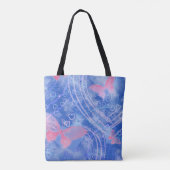 Hearts & Butterfly - All Over Print Tote Bag (Achterkant)