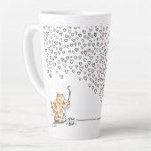 Hearts By Cat latte mug Mok (Linkerhoek)