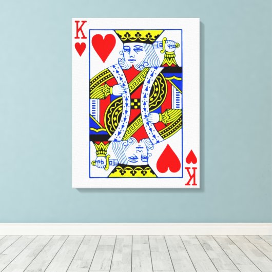 Hearts Canvas Afdruk (Insitu (Houten vloer))