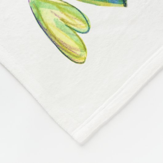 Hearts Chemo Blanket Fleece Deken (Hoek)