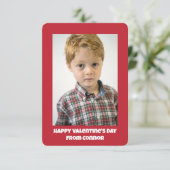 Hearts Classroom Foto Valentijnse Kaarten (Staand voorkant)