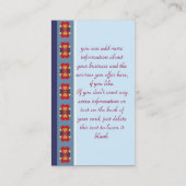 Hearts Cratigle Visitekaartje (Achterkant)