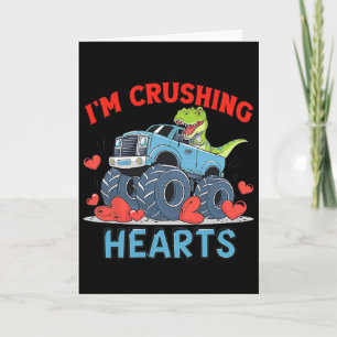 Hearts Crusher Monster Truck Verplettert Een Rode  Kaart