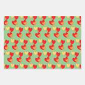 Hearts Cust. BG-papiervellen voor het verpakken va Inpakpapier Vel (Voorkant 3)