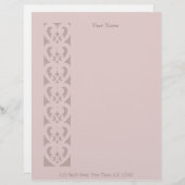 Hearts Cutout Briefhoofd Ontwerp (Voorkant / Achterkant)