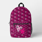 Hearts Design Bedrukte Rugzak (Voorkant)