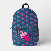 Hearts Design Bedrukte Rugzak (Voorkant)