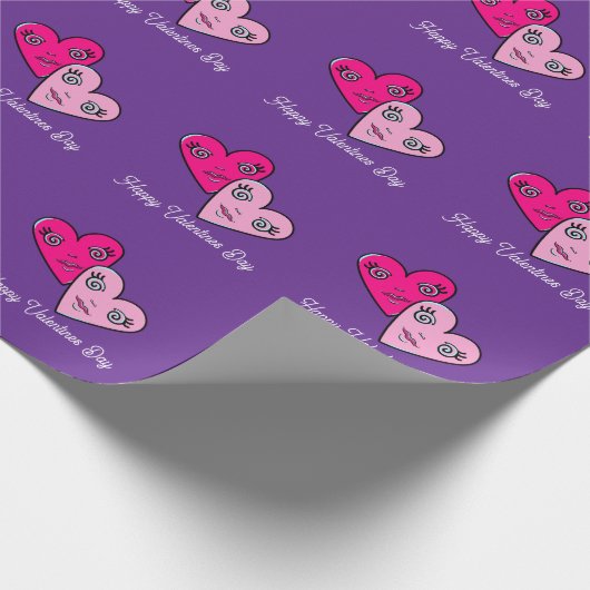 Hearts Design Cadeaupapier (Hoek)