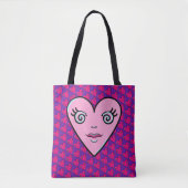 Hearts Design Tote Bag (Voorkant)