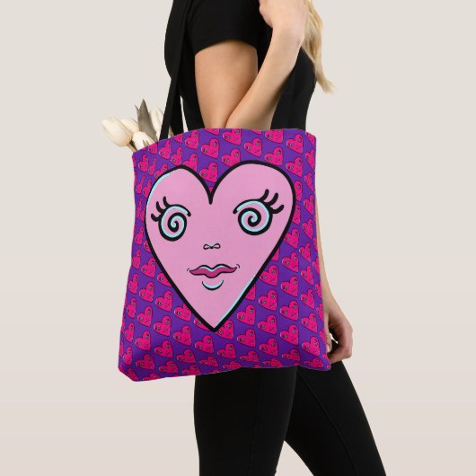 Hearts Design Tote Bag (Dichtbij)