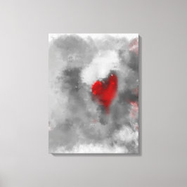 Heart's Desire 18 "x 24" modern abstract Canvas Afdruk
