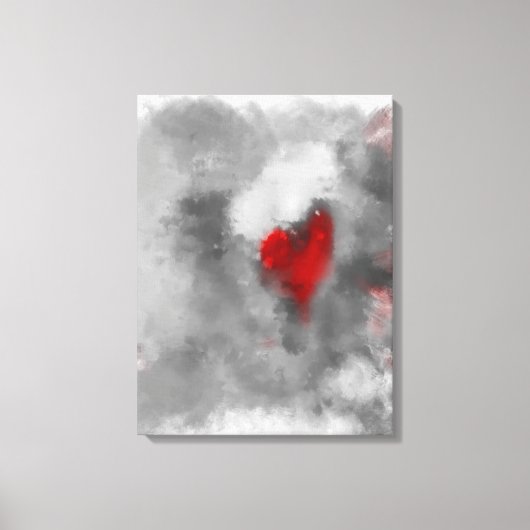 Heart's Desire 18 "x 24" modern abstract Canvas Afdruk (Voorkant)