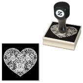 Heart's Desire 2,5" x 2,5" Rubber Stamp Rubberstempel (Gestempeld)