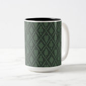 Hearts Diamonds Spades Clubs Pattern Mok (Voorkant rechts)