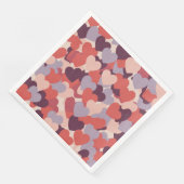 Hearts Dinner Napkins Servet (Hoek)