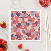 Hearts Dinner Napkins Servet (Insitu)
