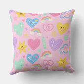 Hearts & Doodles Sierkussen Schattigee Kidcore Acc (Achterkant)