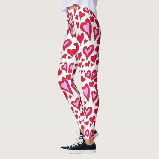 Hearts Drawing Leggings (Links)
