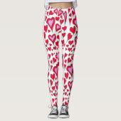 Hearts Drawing Leggings (Voorkant)