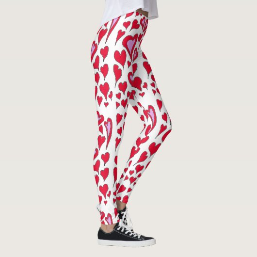 Hearts Drawing Leggings (Rechts)