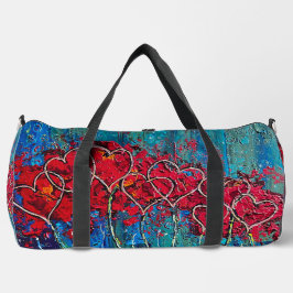 Hearts Duffle Bag Plunjezak