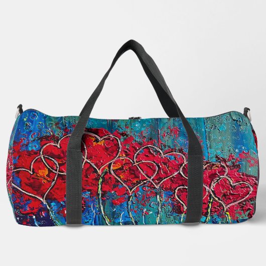 Hearts Duffle Bag Plunjezak (Voorkant)