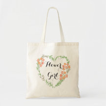 Hearts en bloesems Bloemenmeisje Canvas tas