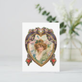 Hearts en boerenliefje briefkaart (Staand voorkant)