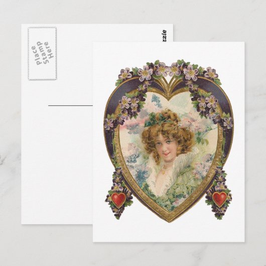 Hearts en boerenliefje briefkaart (Voorkant / Achterkant)